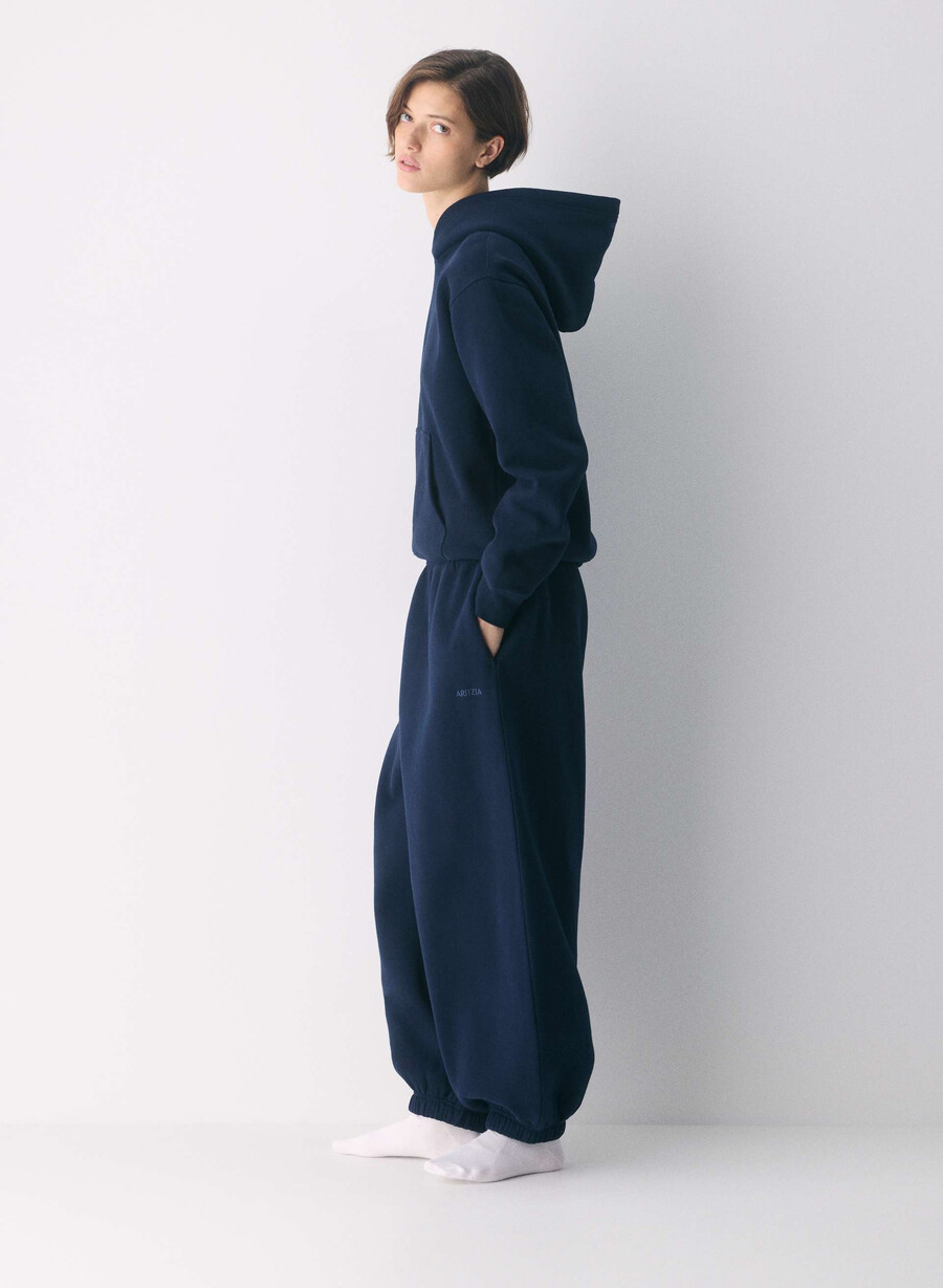 koselig fleece-hettegenser med perfekt passform admiral