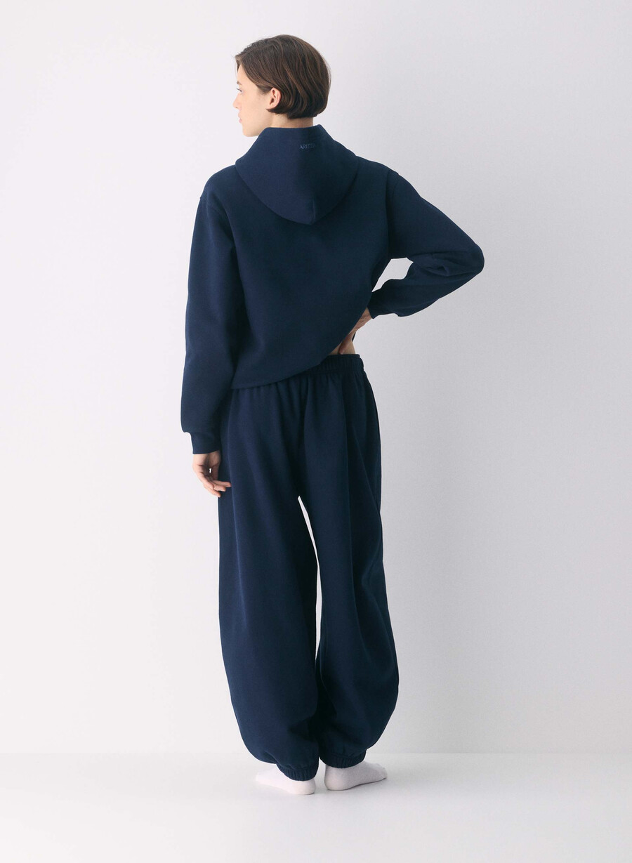 koselig fleece-hettegenser med perfekt passform admiral