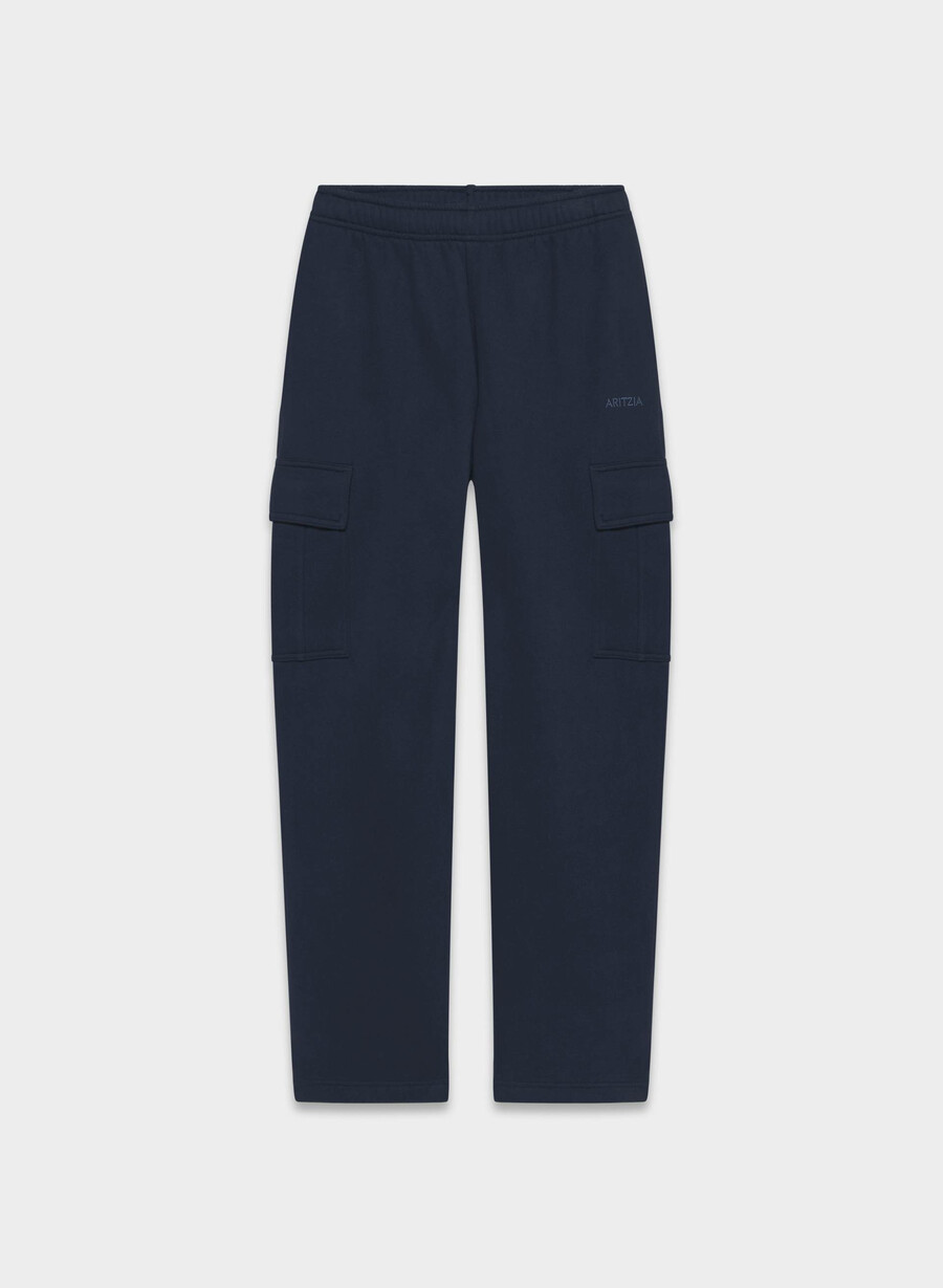 koselig svettefleece mega cargo joggebukse admiral
