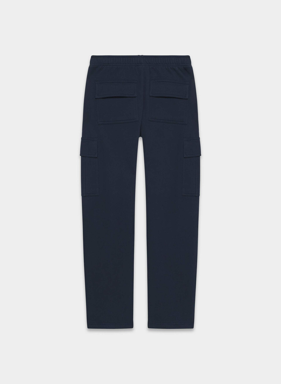 koselig svettefleece mega cargo joggebukse admiral