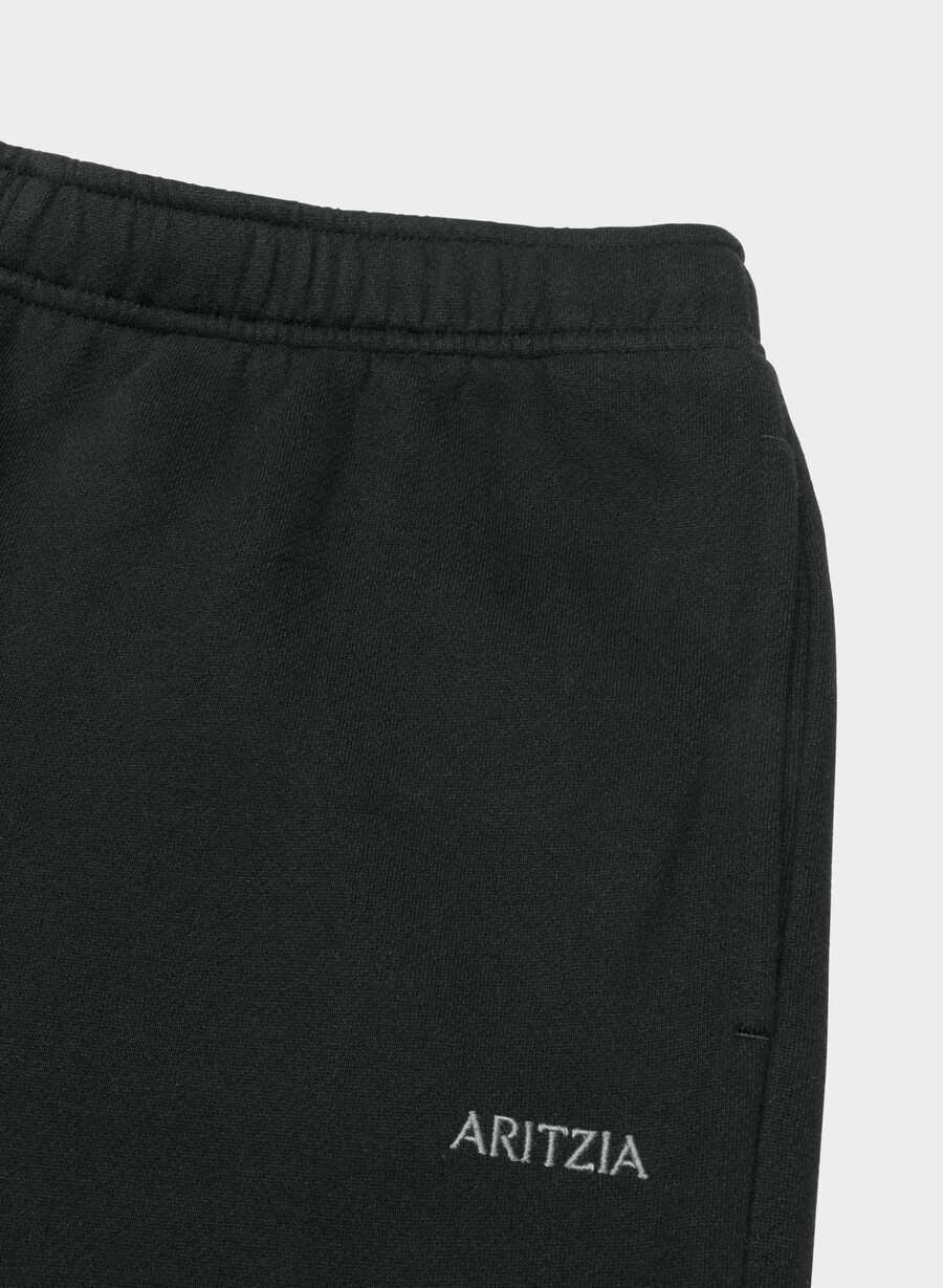 cozy sweatfleece mega cargo joggebukse svart