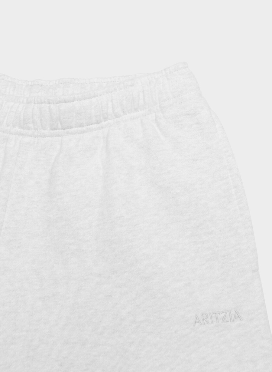 cozy sweatfleece mega cargo joggebukse i hvitt med lyng
