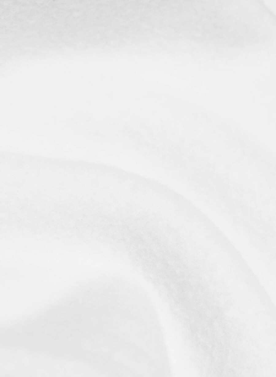 cozy sweatfleece mega cargo joggebukse i hvitt med lyng