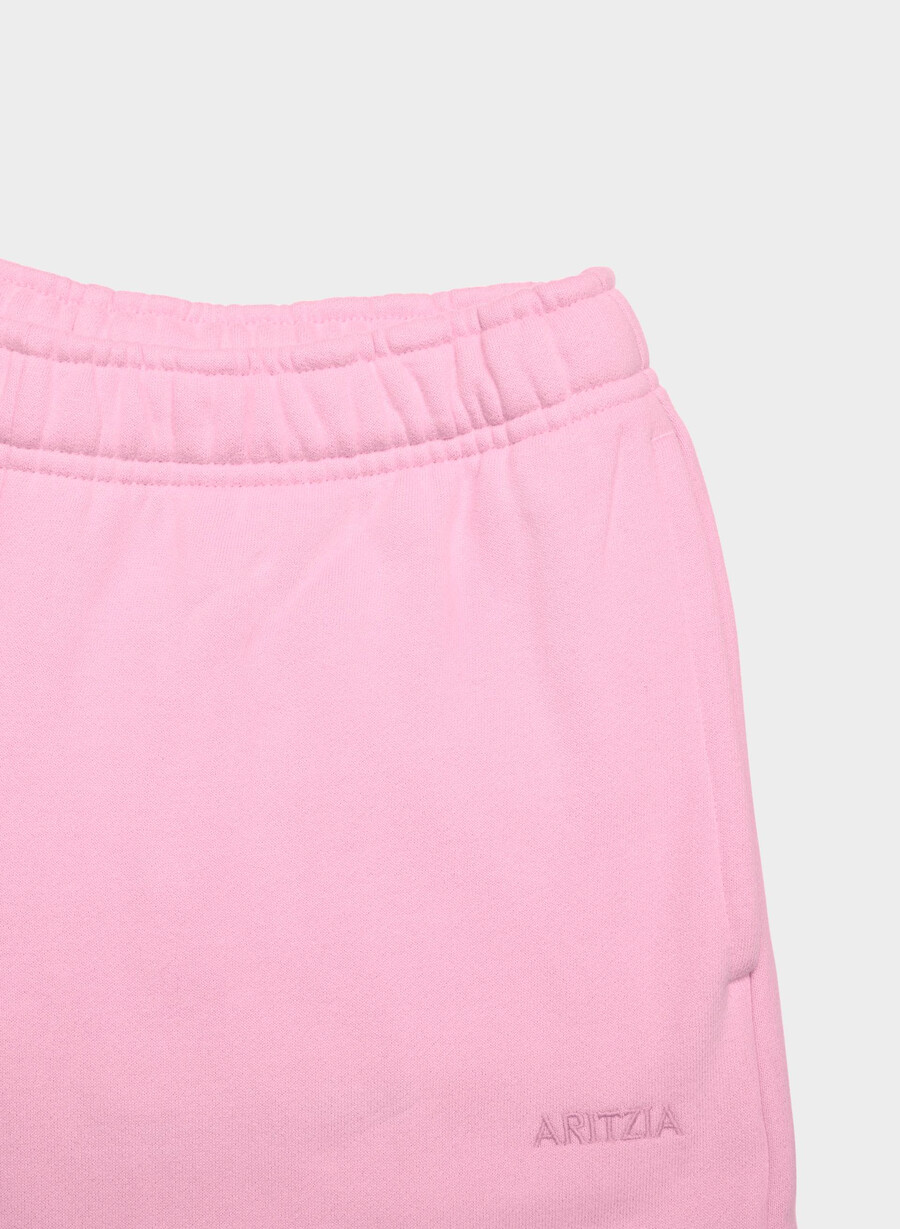 cozy sweatfleece mega cargo joggebukse morganite rosa