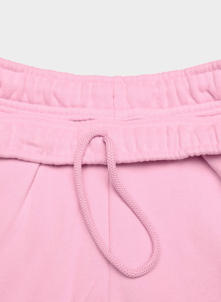 cozy sweatfleece mega cargo joggebukse morganite rosa
