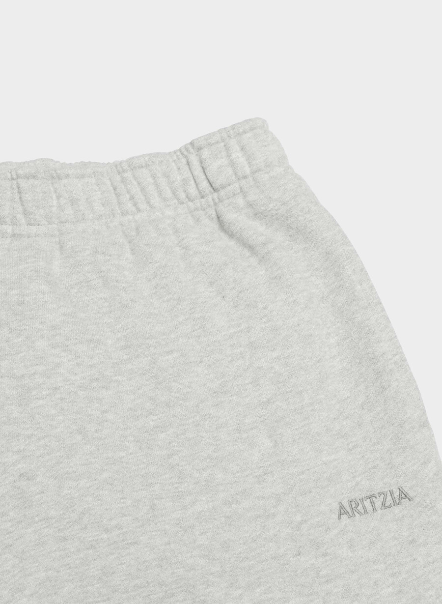 cozy sweatfleece mega cargo joggebukse i melange krom