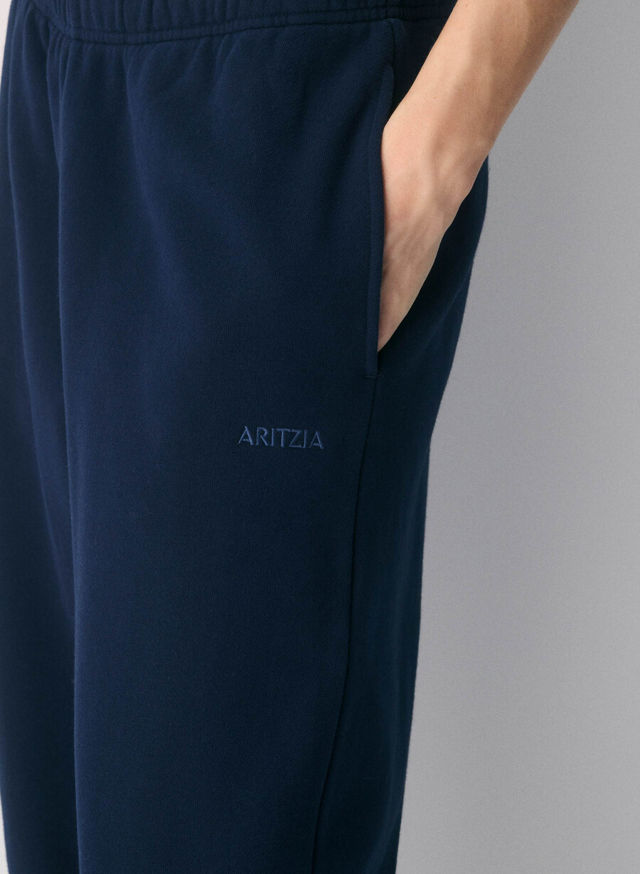 koselig sweatfleece mega straight joggebukse admiral