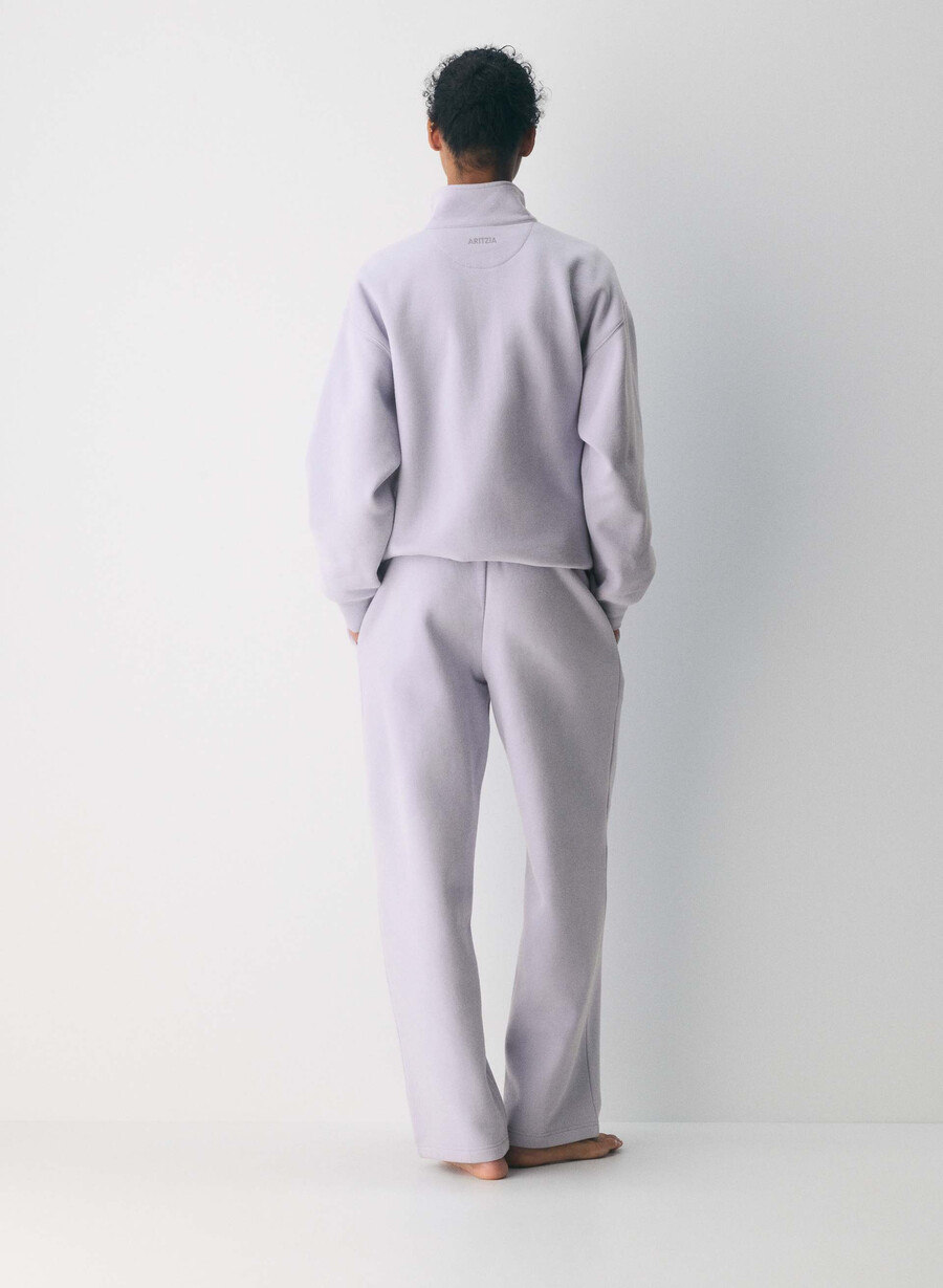 cozy sweatfleece mega straight joggebukse wildblomstrØs