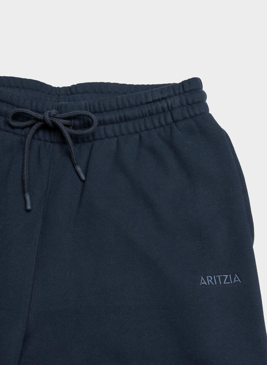 koselig fleece boyfriend bred joggebukse admiral