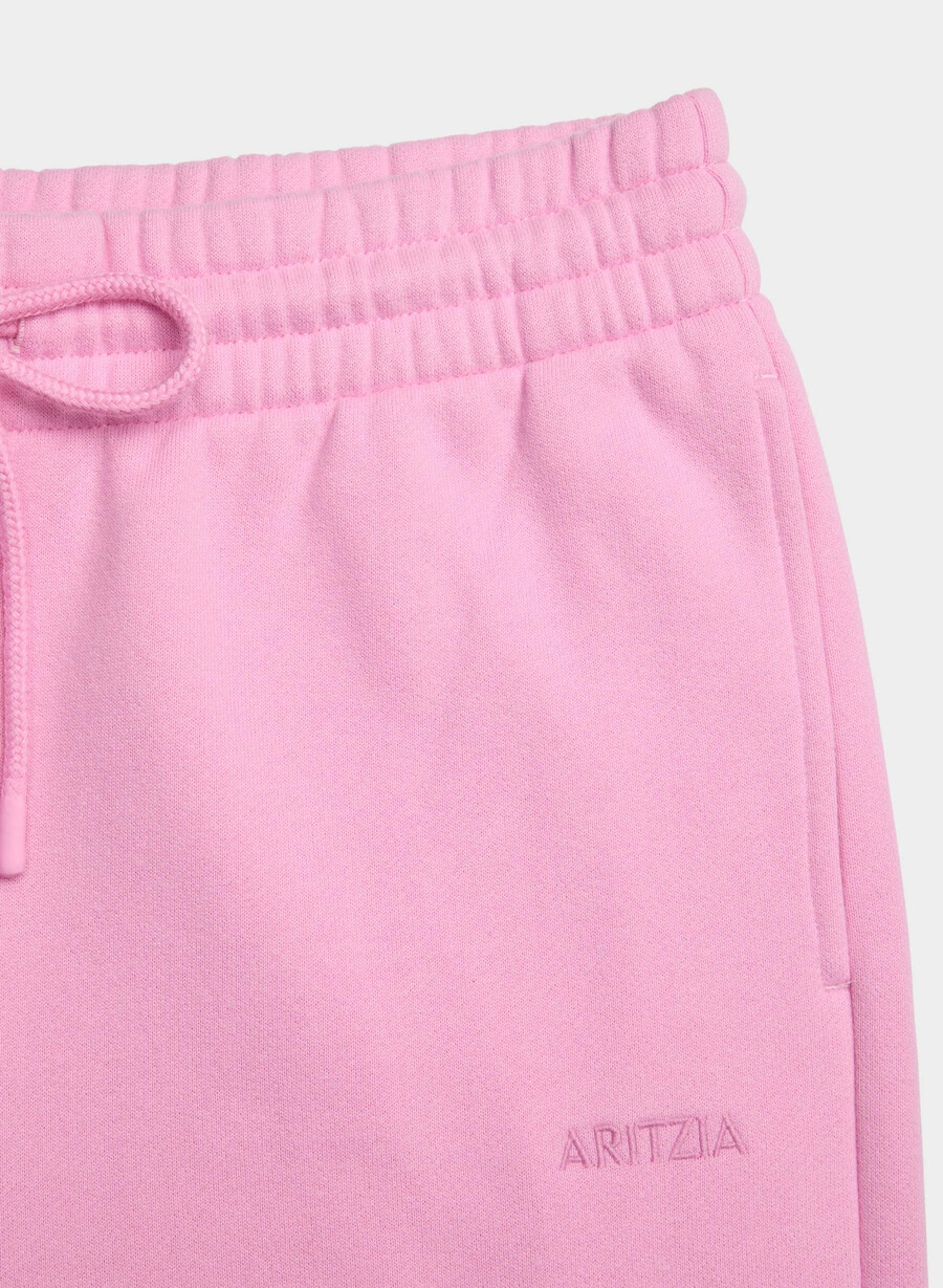 koselig fleece boyfriend bred joggebukse morganittrosa