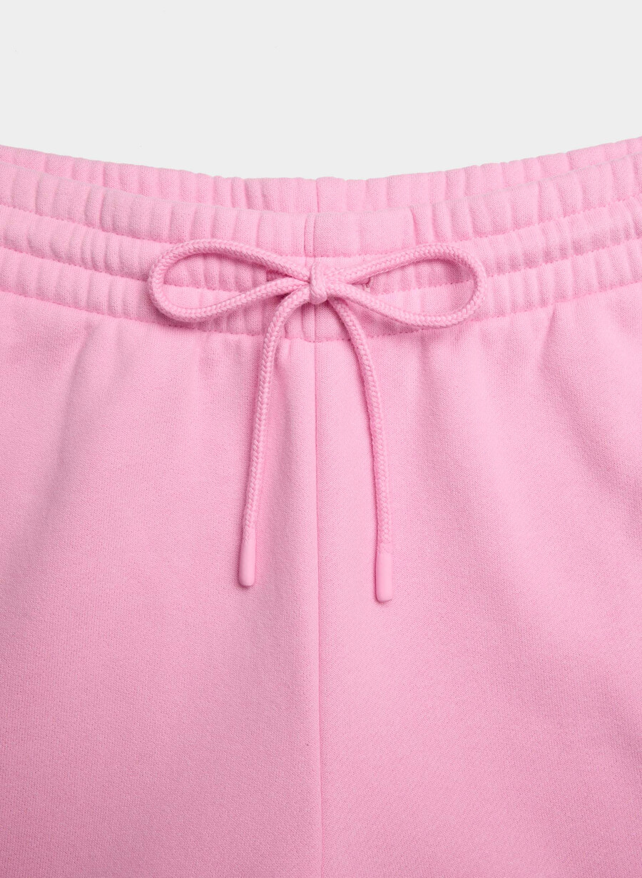 koselig fleece boyfriend bred joggebukse morganittrosa