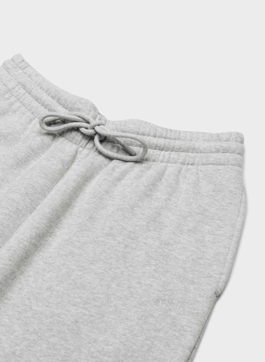koselig joggebukse i fleece med kjærestemotiv bred myk krom