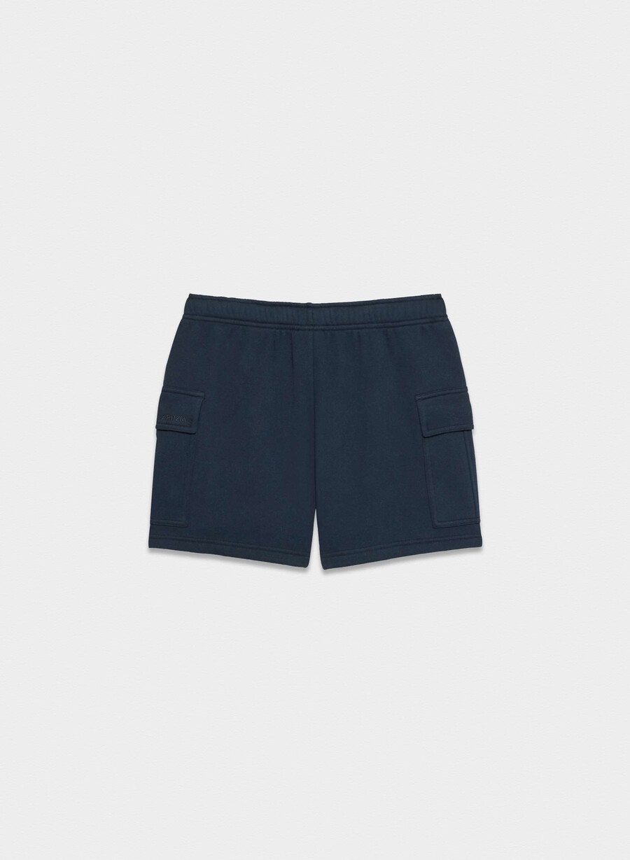koselig svettefleece mega cargo midtlårsshorts admiral