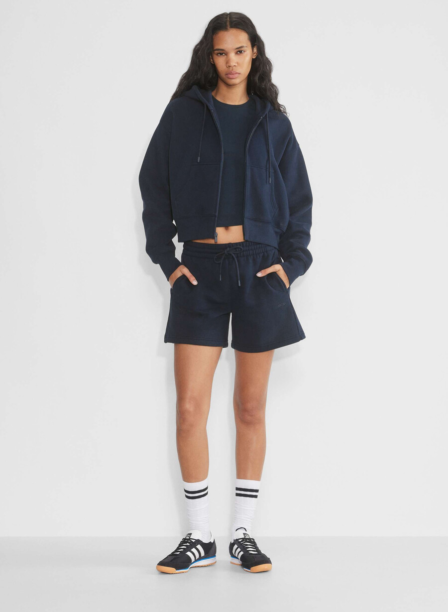 koselig fleece shorts til kjæreste midt på låret admiral
