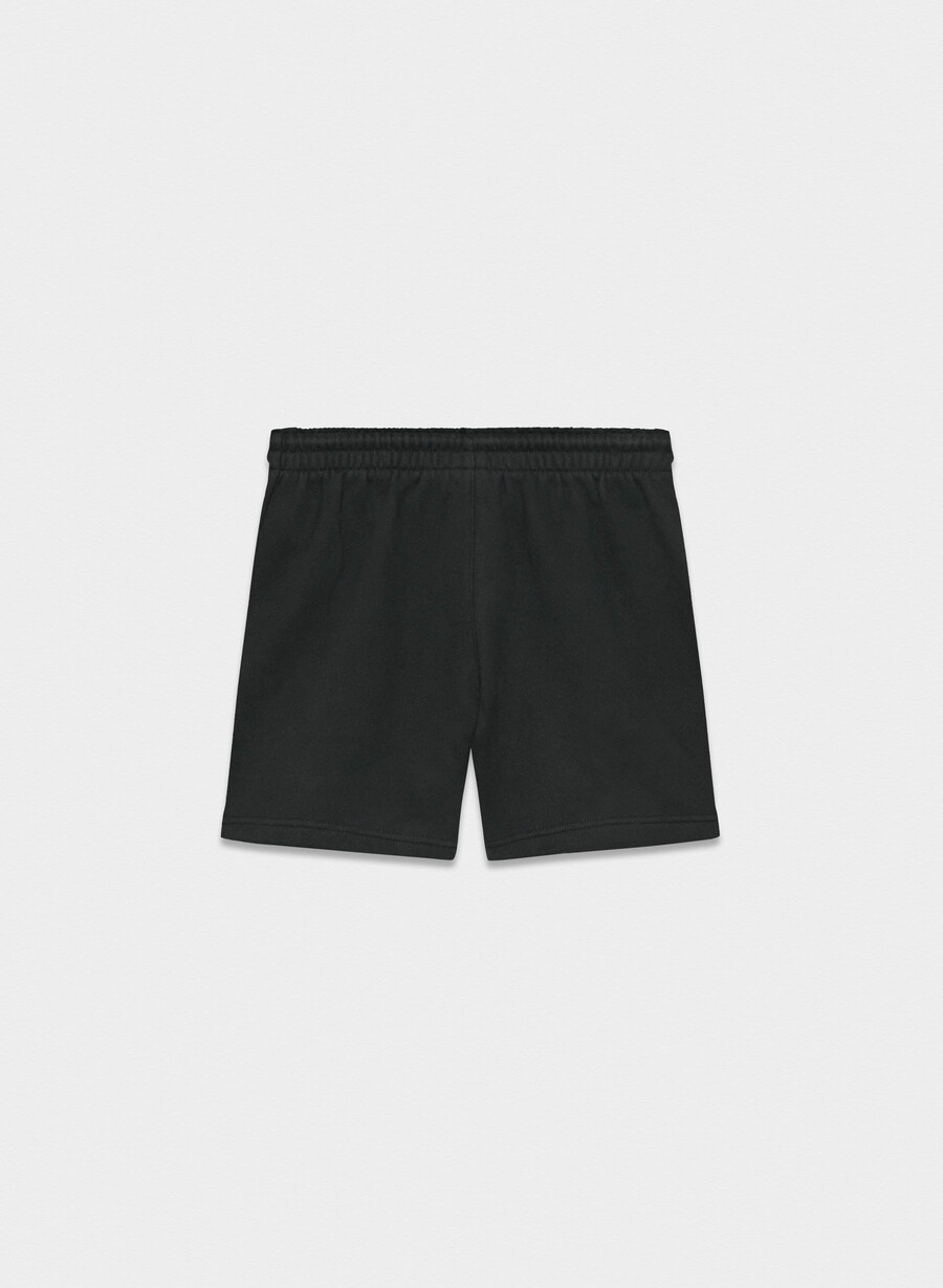 koselig fleece shorts med kjærestemotiv svart