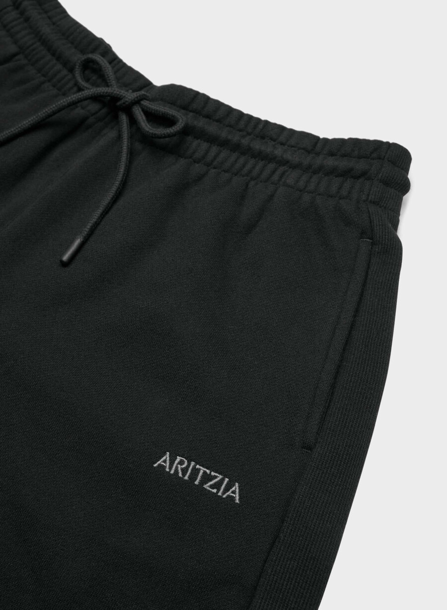koselig fleece shorts med kjærestemotiv svart
