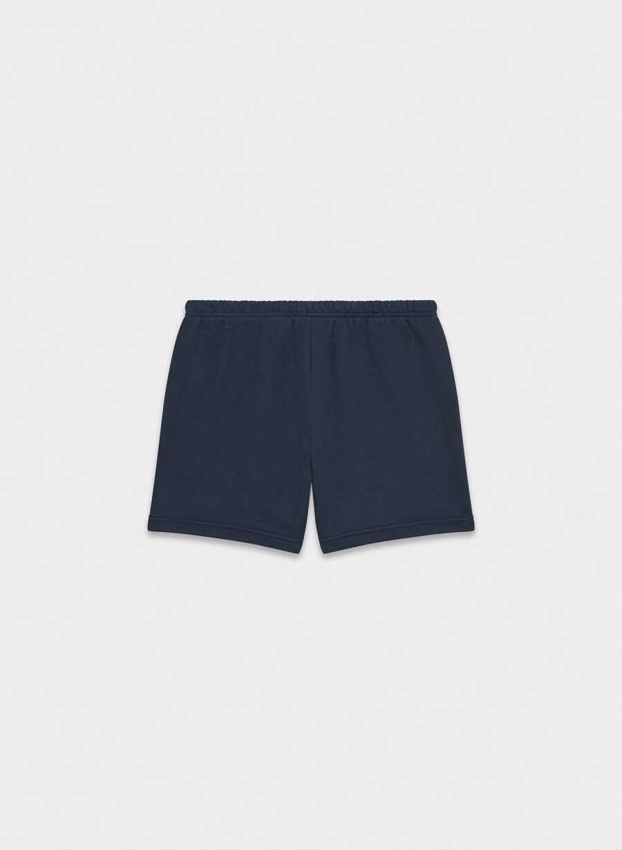 koselig svettefleece perfekt høyttaljet minishorts admiral