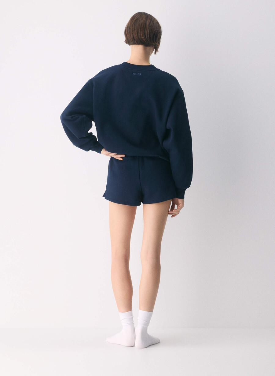 koselig svettefleece perfekt mikroshorts admiral