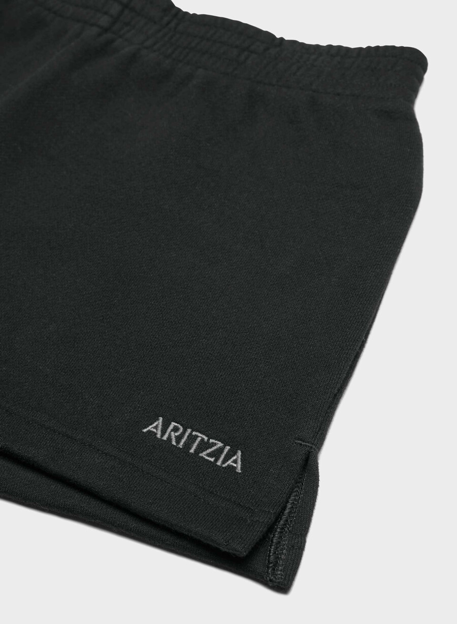 koselig svettefleece perfekt mikroshorts svart