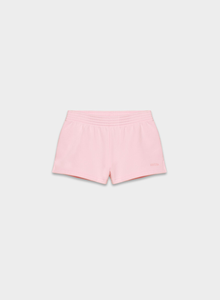 koselig svettefleece perfekt mikroshorts villa rosa