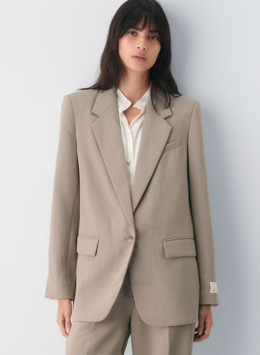 generasjonsblazer - crepette nomad taupe