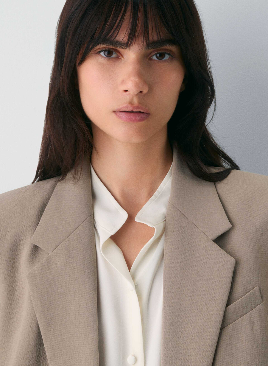generasjonsblazer - crepette nomad taupe