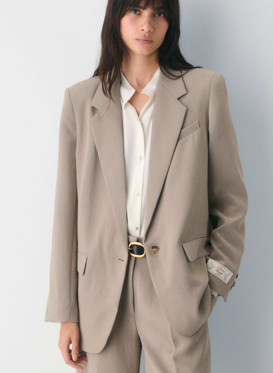 generasjonsblazer - crepette nomad taupe