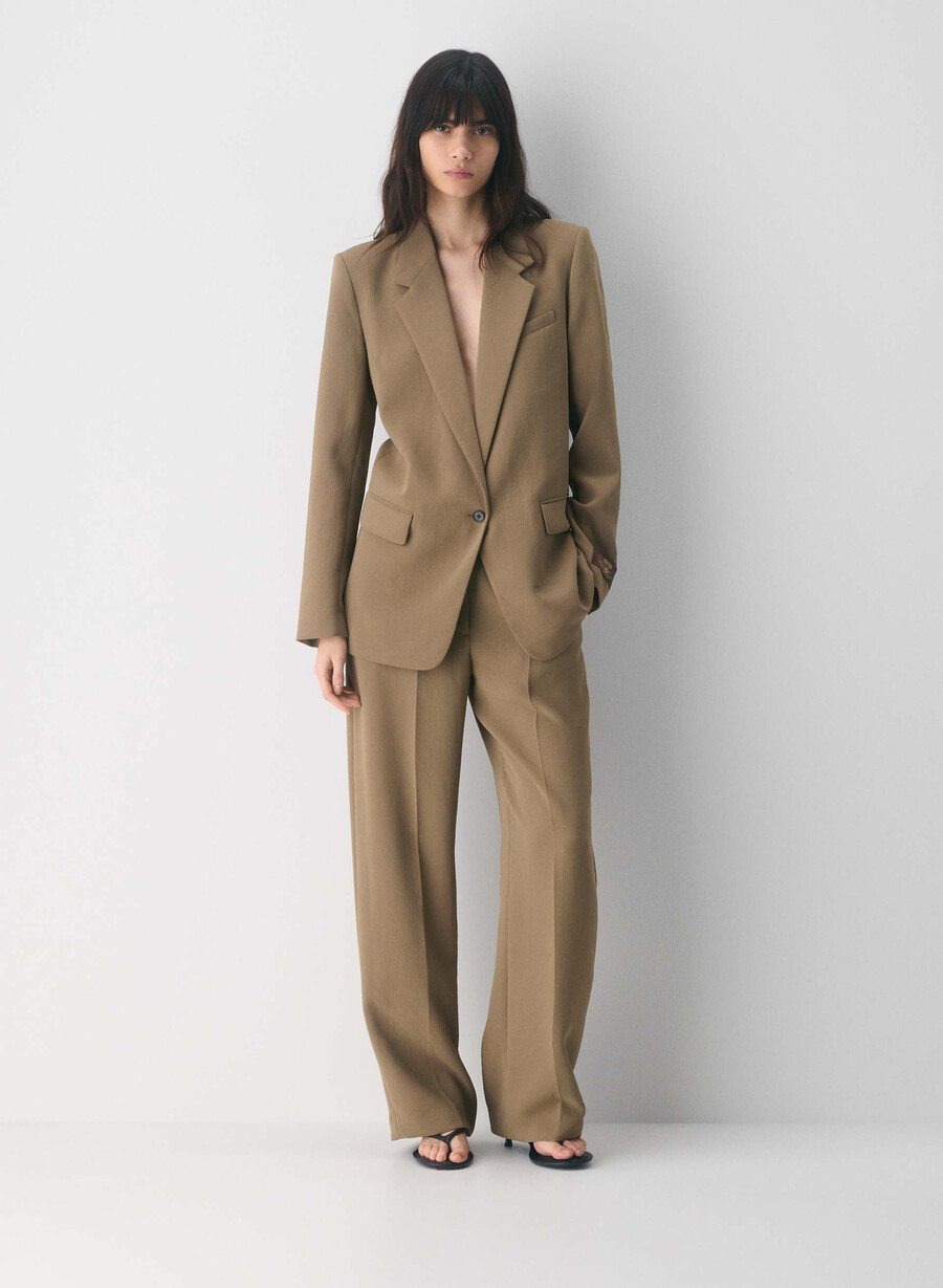 generasjonsblazer - crepette folio brun