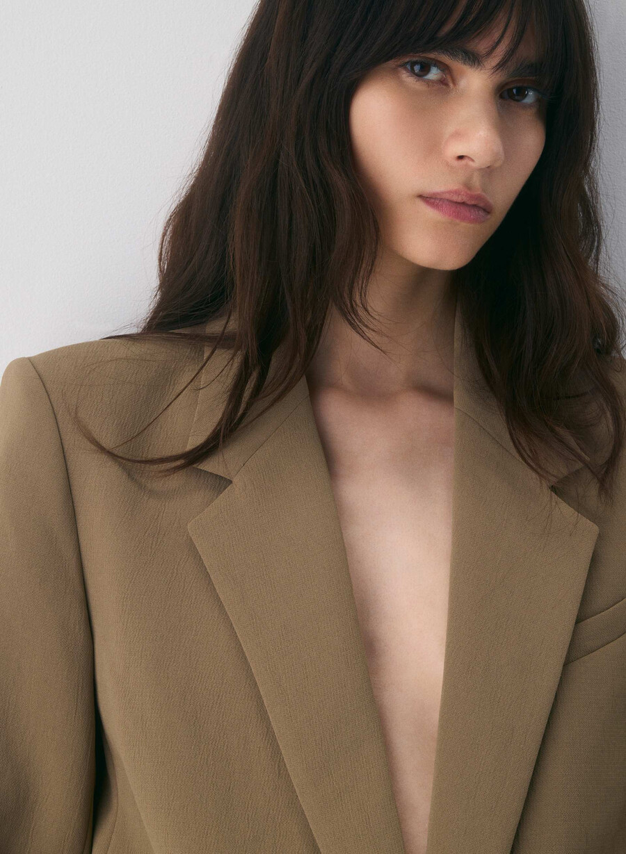 generasjonsblazer - crepette folio brun
