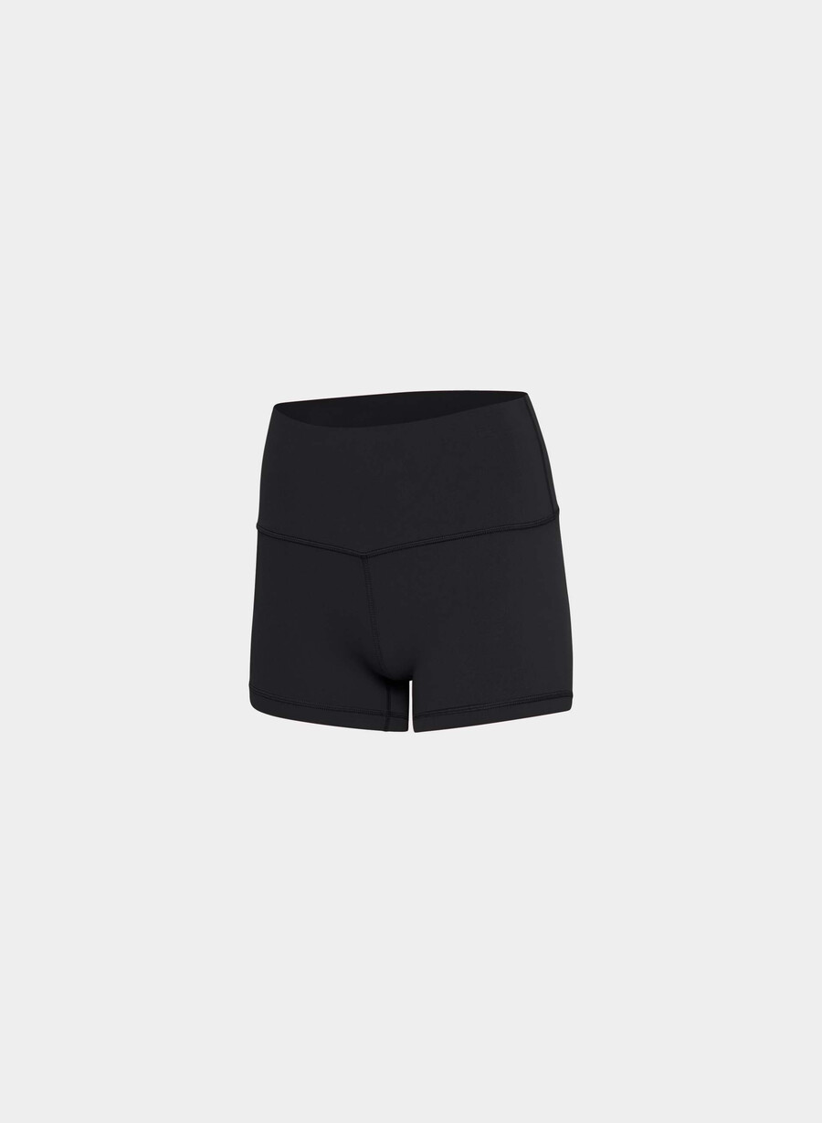 butter cheeky high-rise 75 cm shorts svart