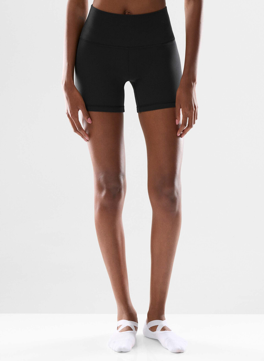 butter cheeky high-rise 13 cm short svart