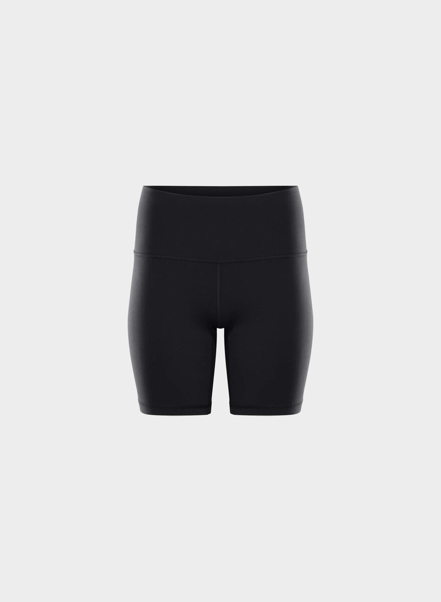 butter cheeky high-rise 7 short svart