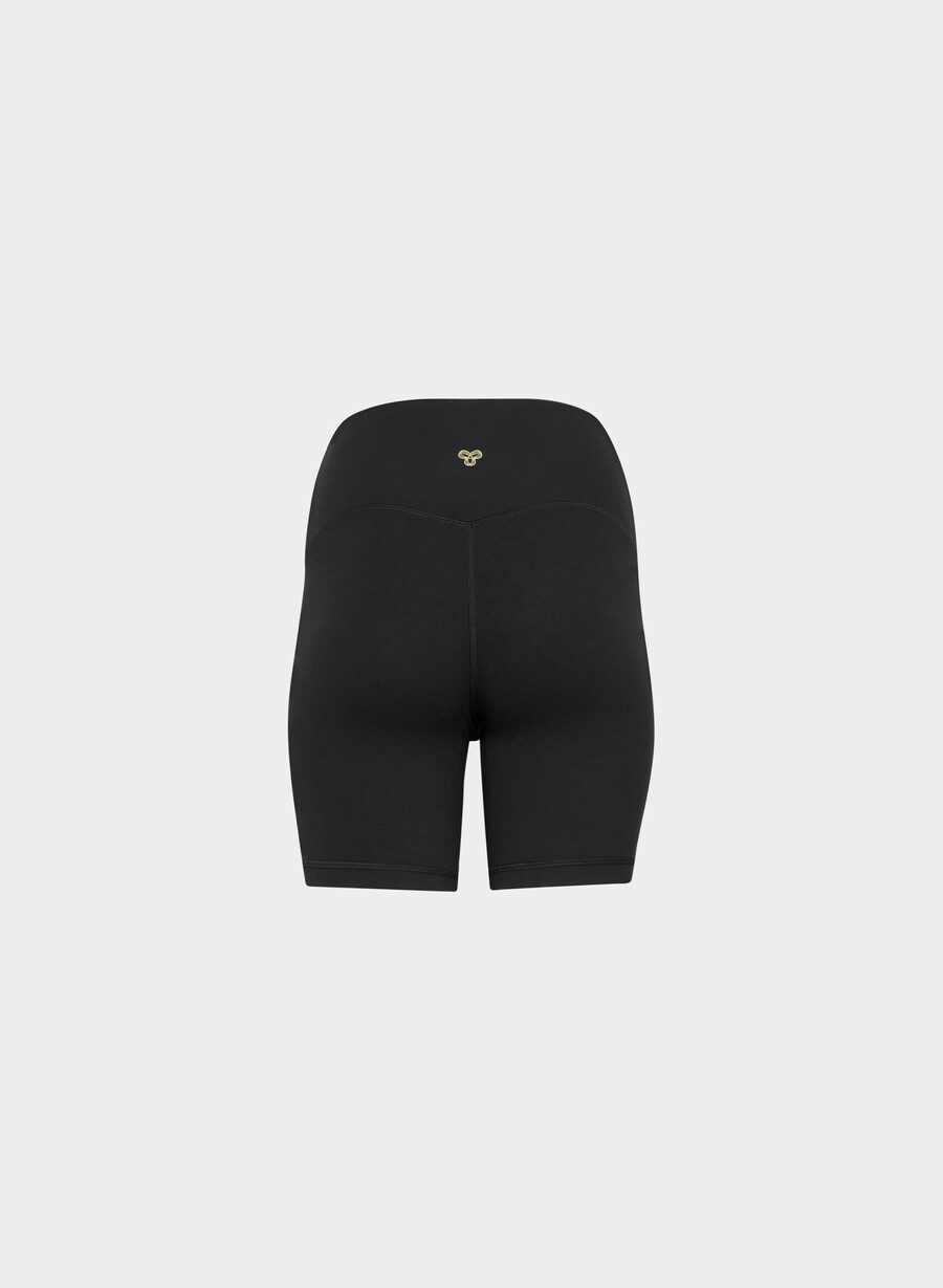 butter cheeky high-rise 7 short svart