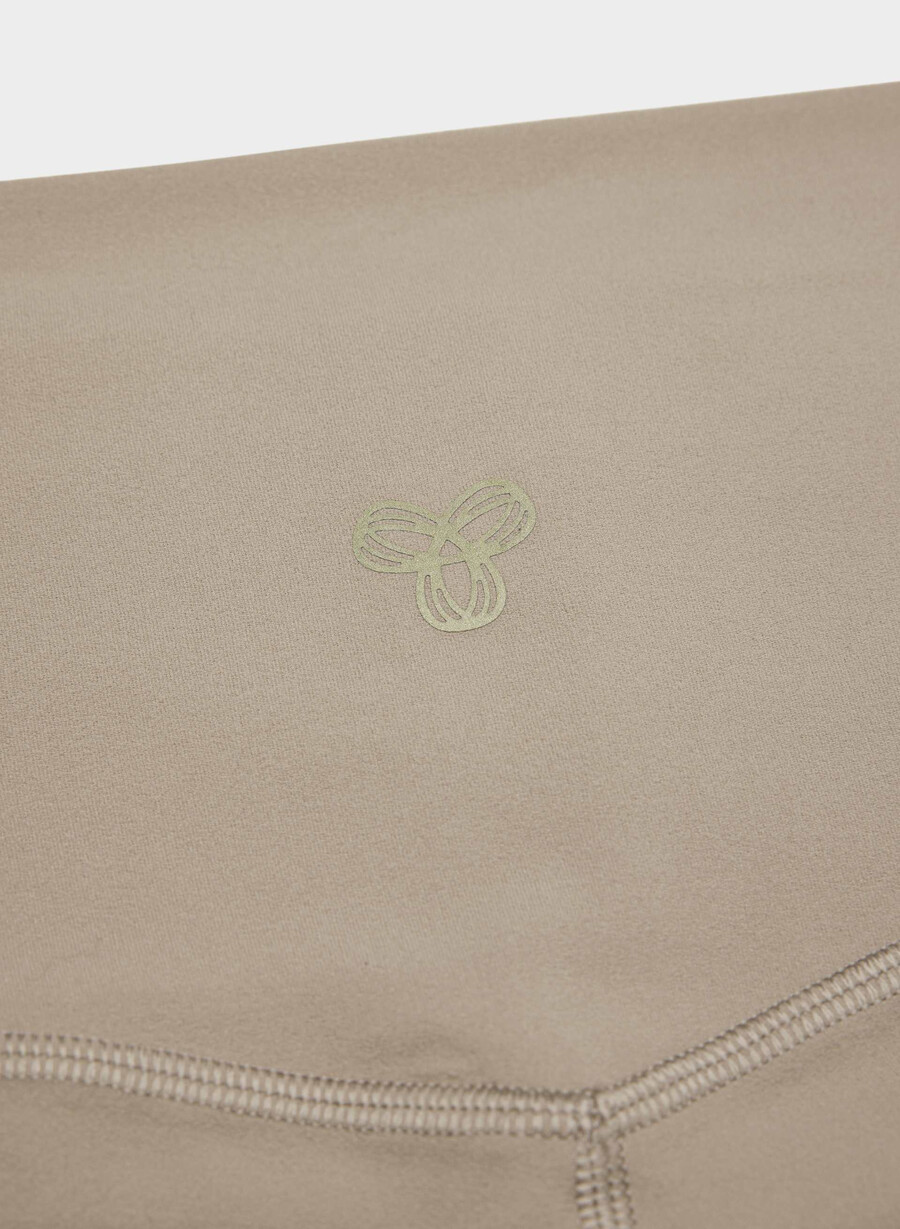 butter frekk høy-rise flare leggings nomad taupe