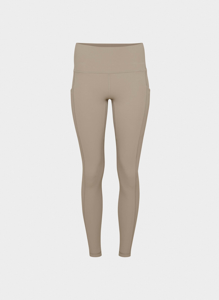butter cheeky high-rise pocket legging 66 cm nomad taupe