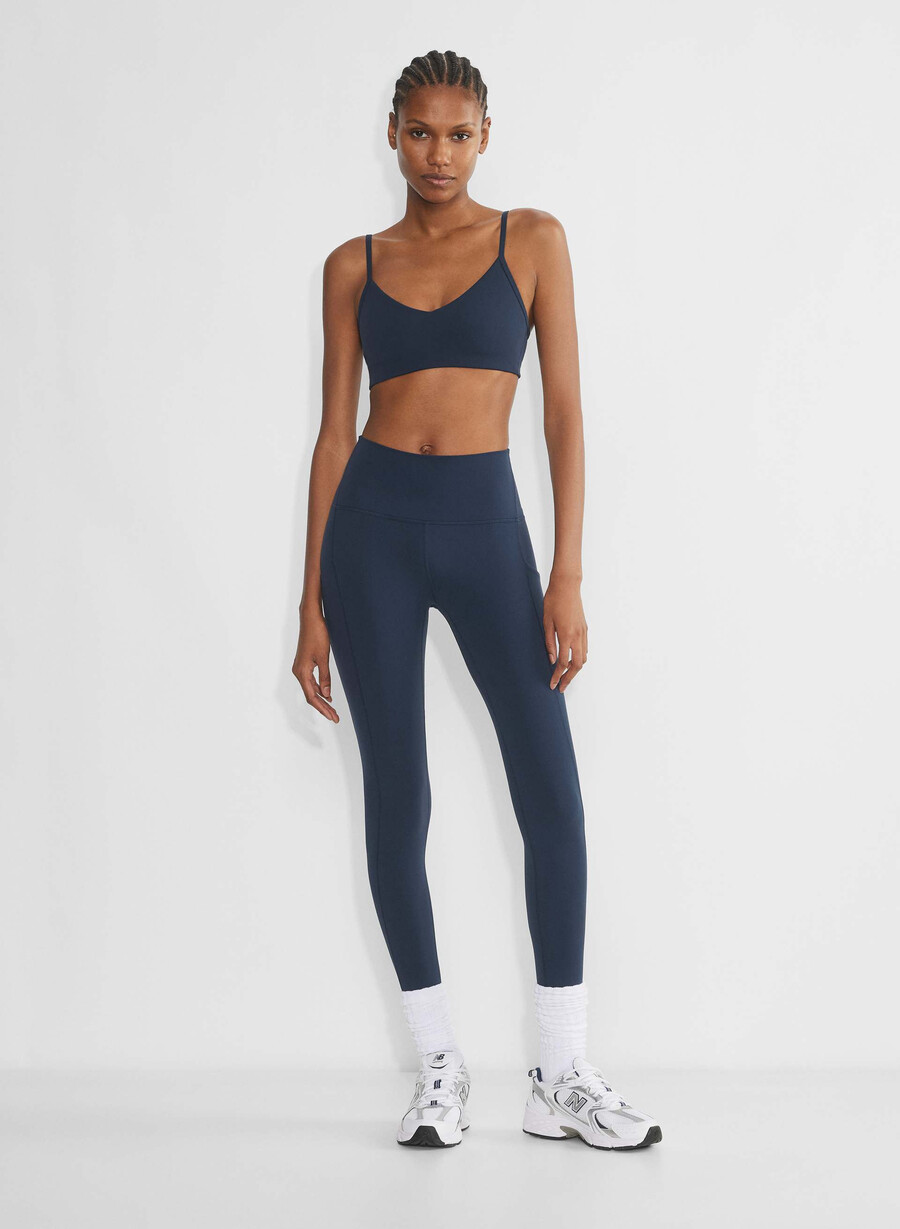butter cheeky high-rise pocket legging 66 cm nomad taupe