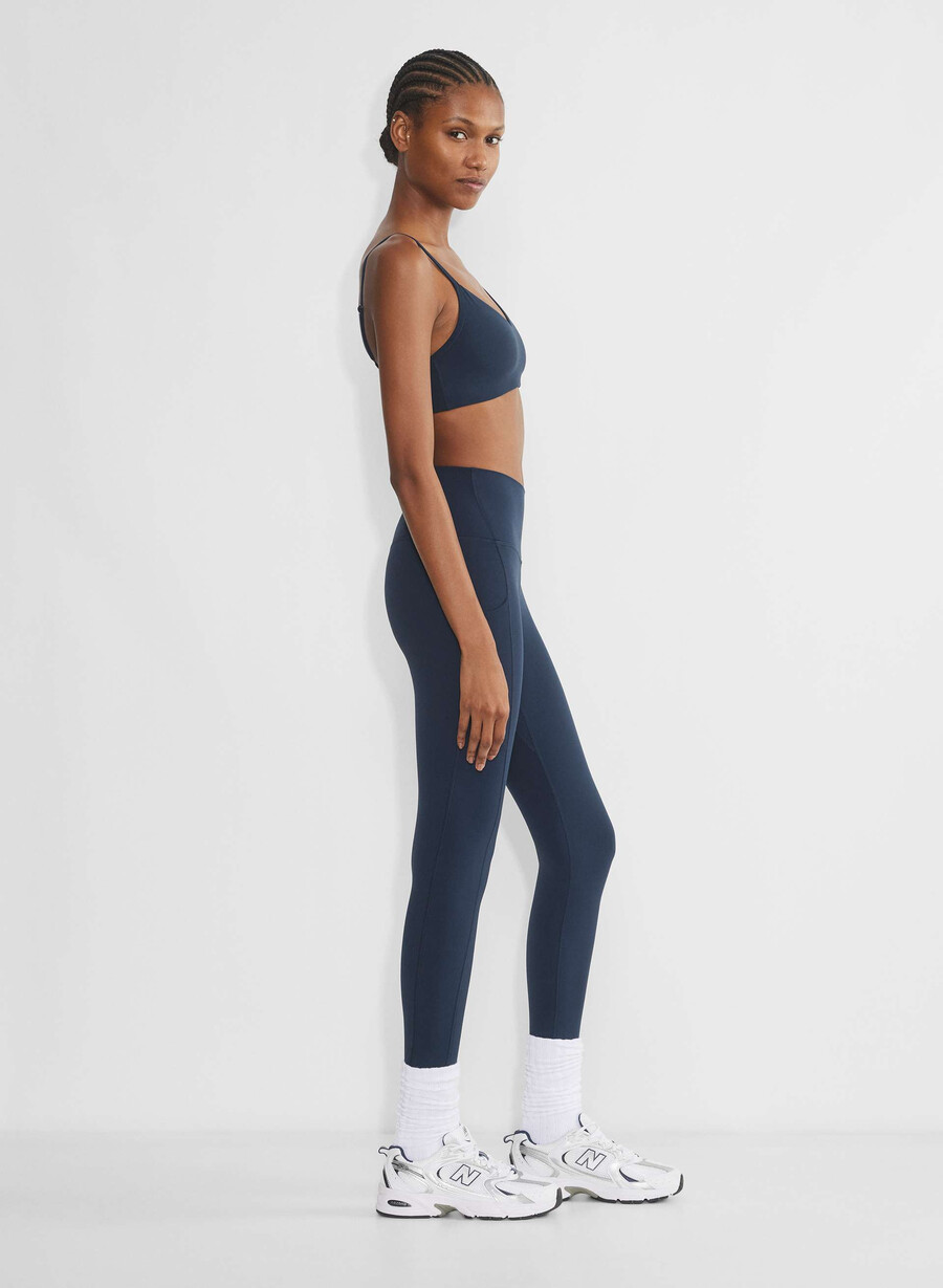 butter cheeky high-rise pocket legging 66 cm nomad taupe