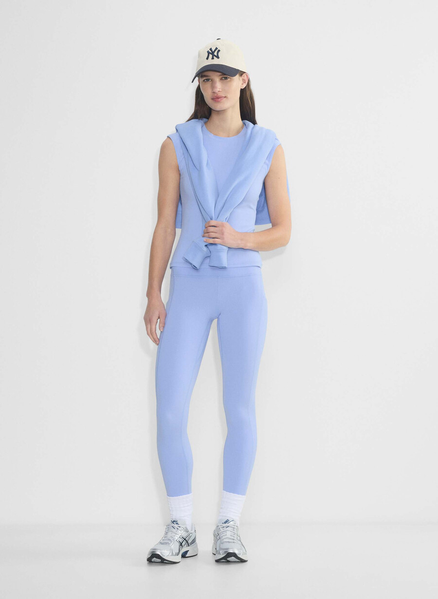butter cheeky high-rise pocket legging 66 cm dayflower blÅ