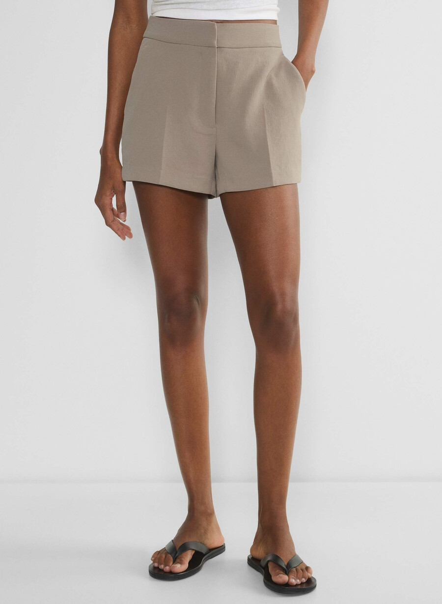 the limitless short mini – crepette nomad taupe