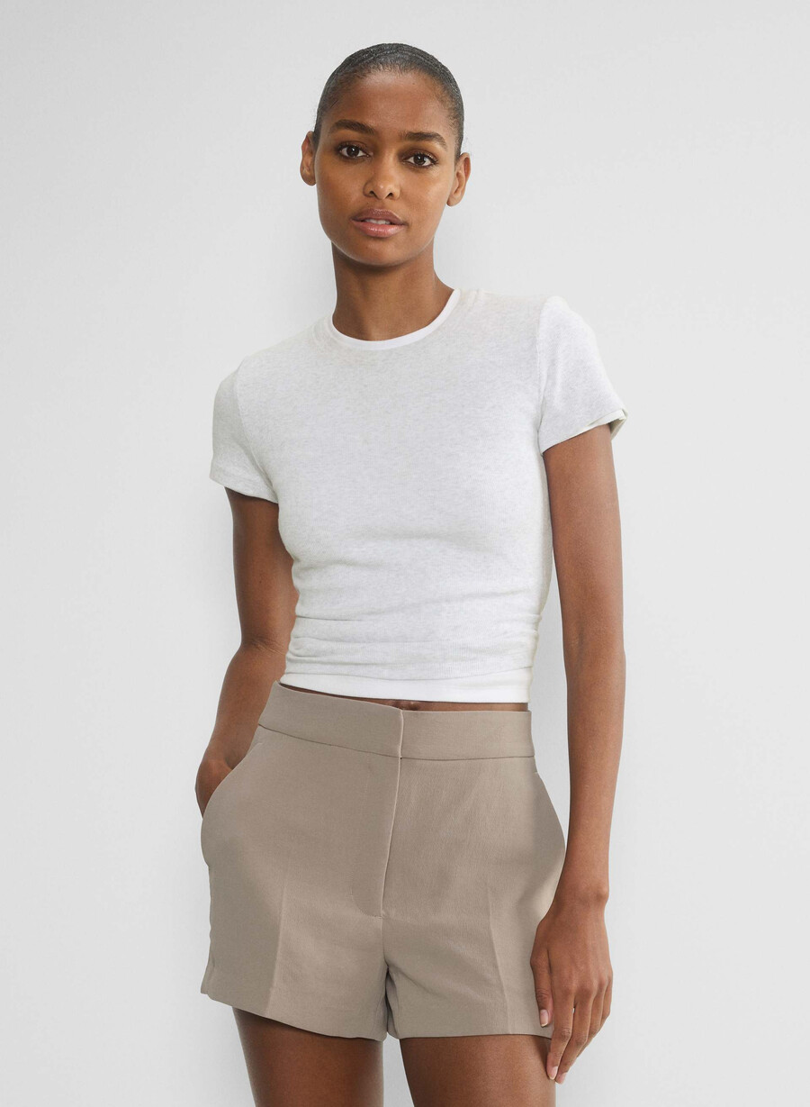 the limitless short mini – crepette nomad taupe