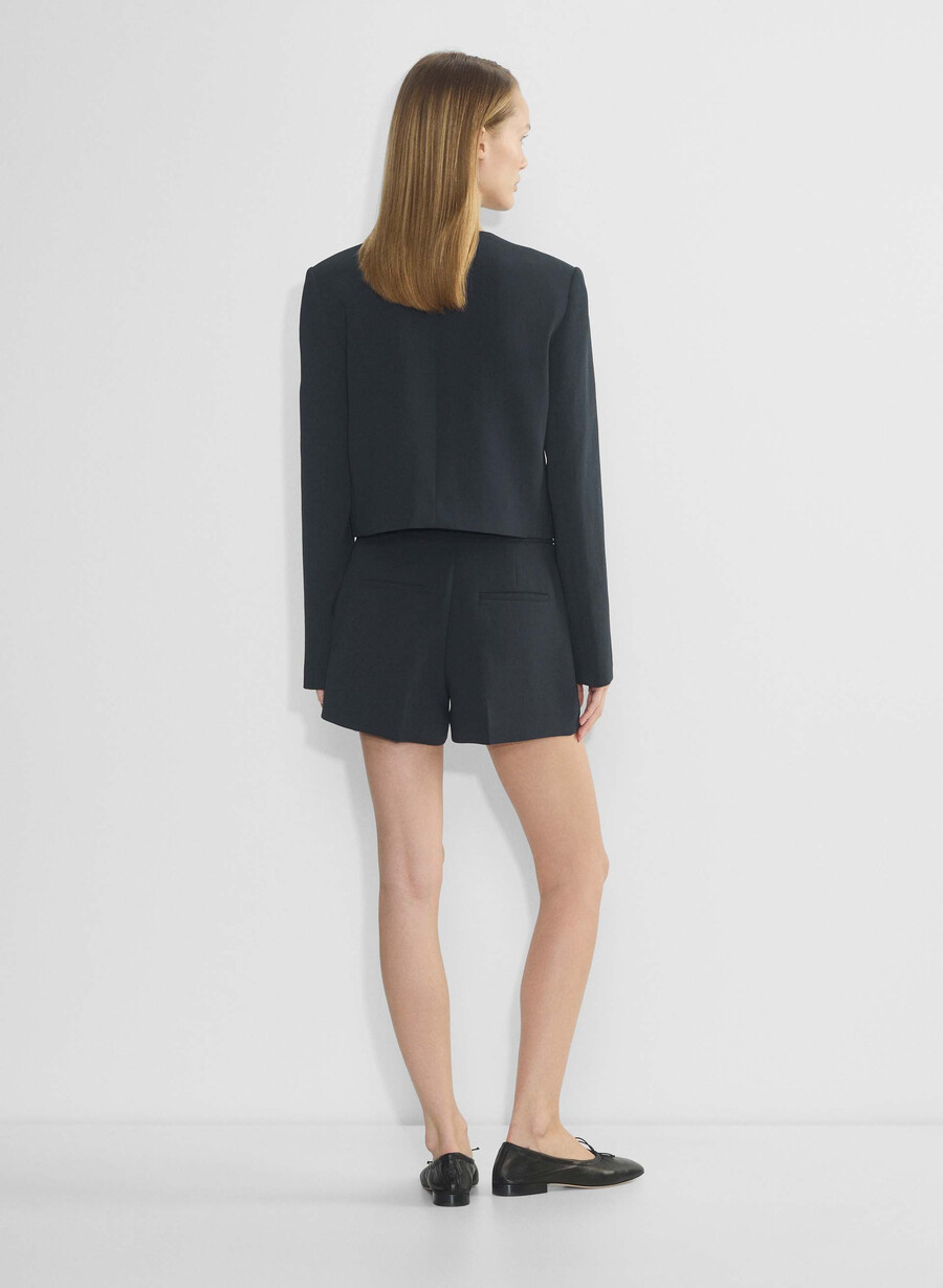 the limitless short mini - crepette mØrk nattsblÅ