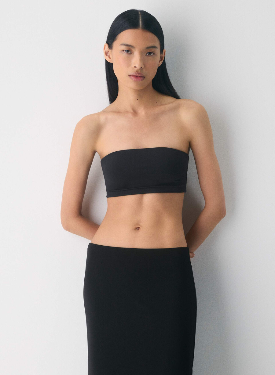 original contour sublime bandeau-topp svart