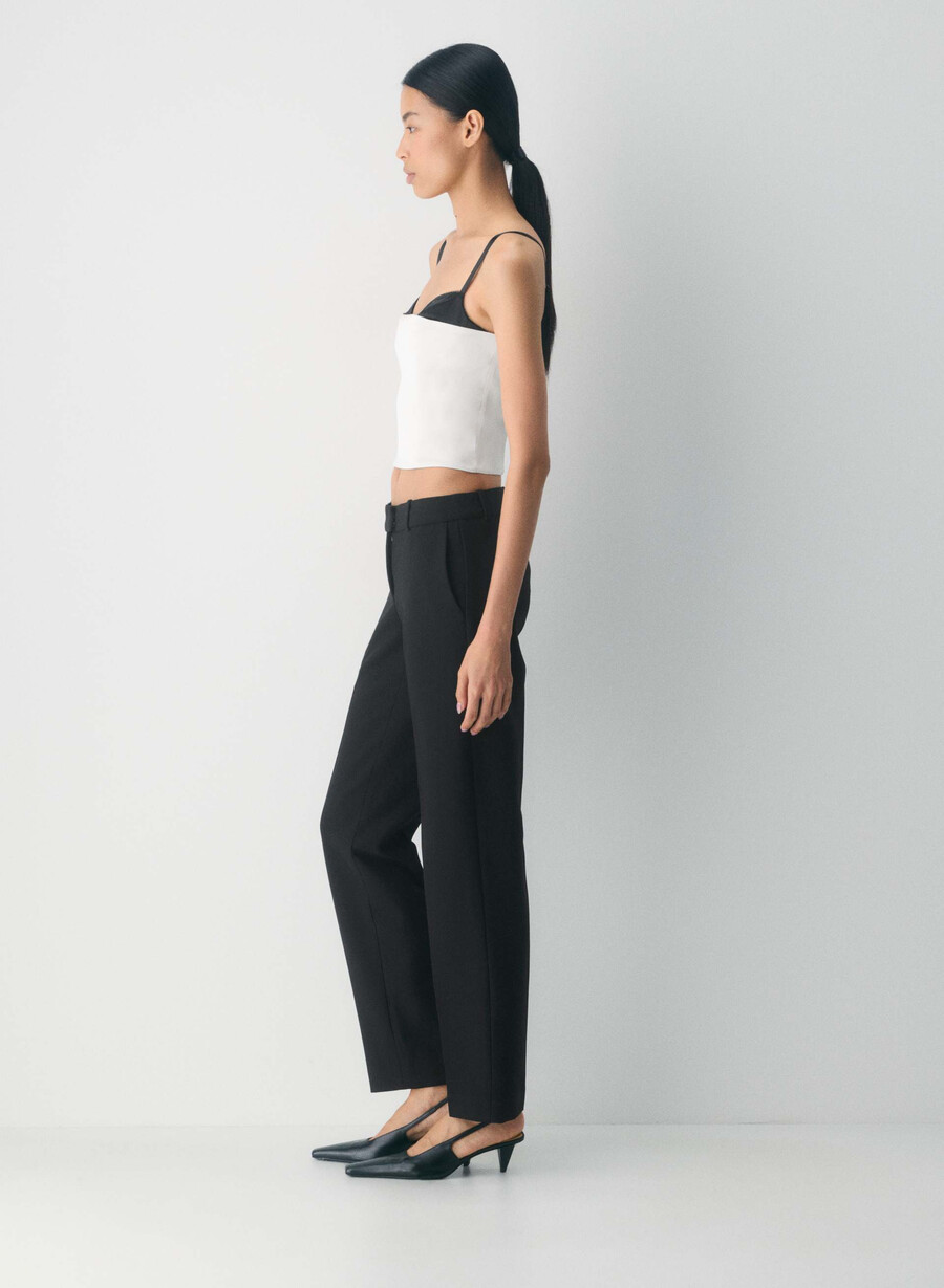 hypnotize sateng-bustier lys bjØrksvart