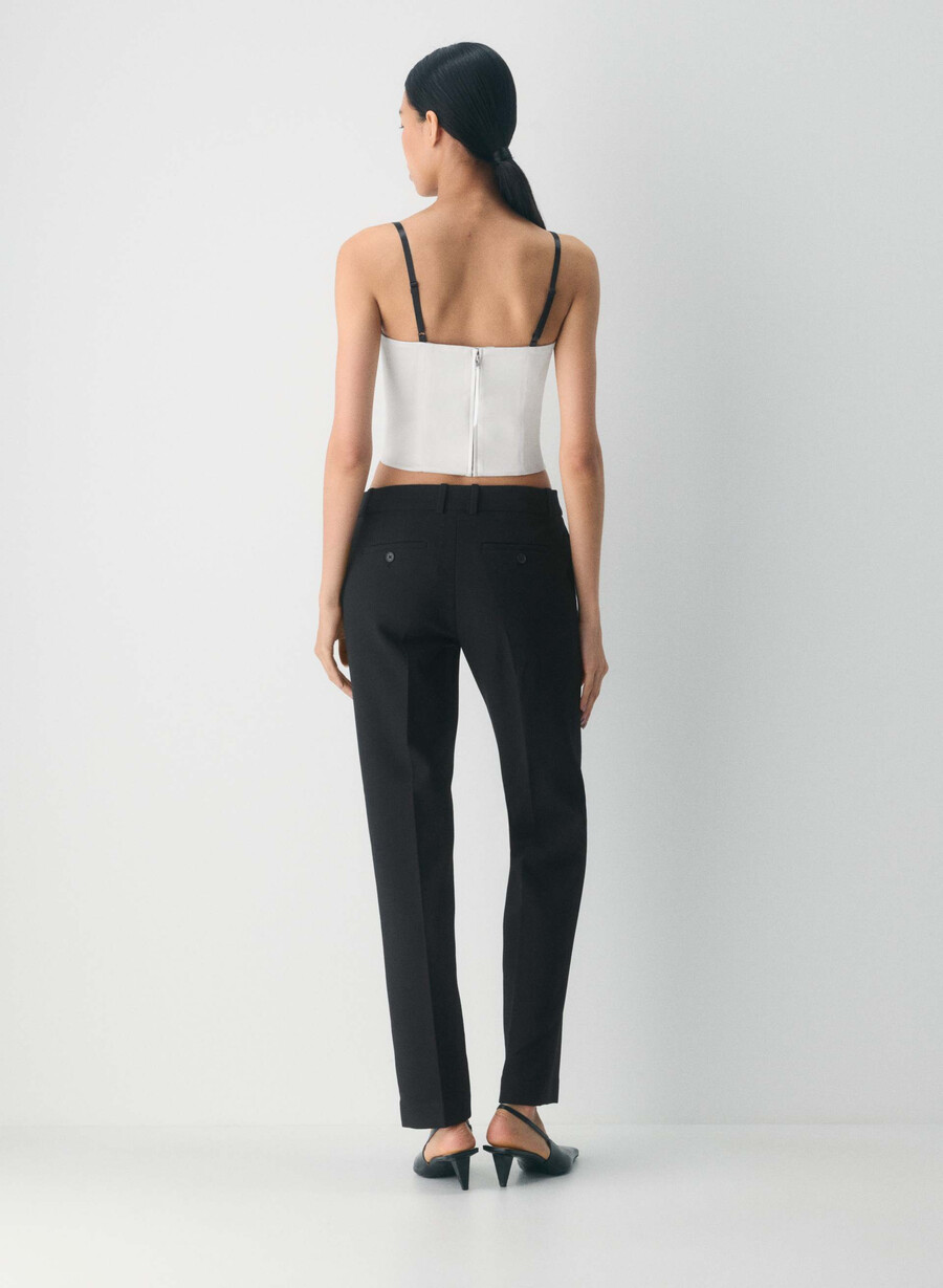 hypnotize sateng-bustier lys bjØrksvart