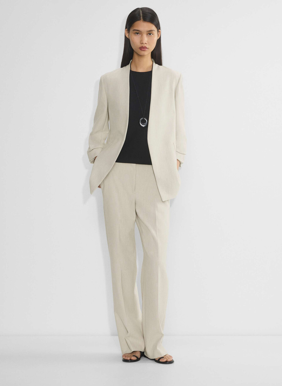 agency pant heather matte perle