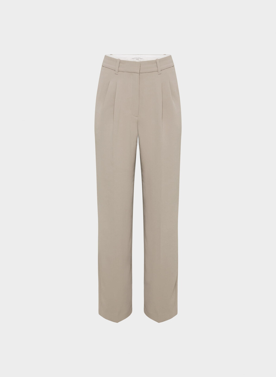 the effortless pant curve-fit – crepette nomad taupe