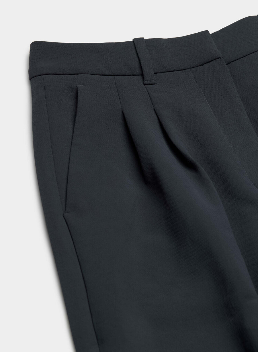 the effortless pant curve-fit – crepette mØrk nattsblÅ