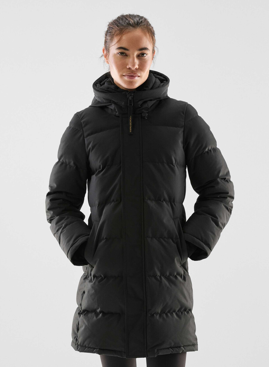 powder parka – coldstop svart