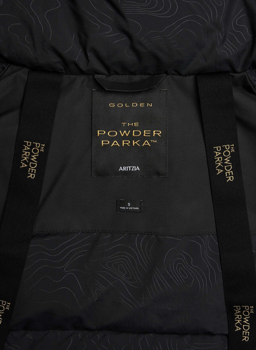 powder parka – coldstop svart