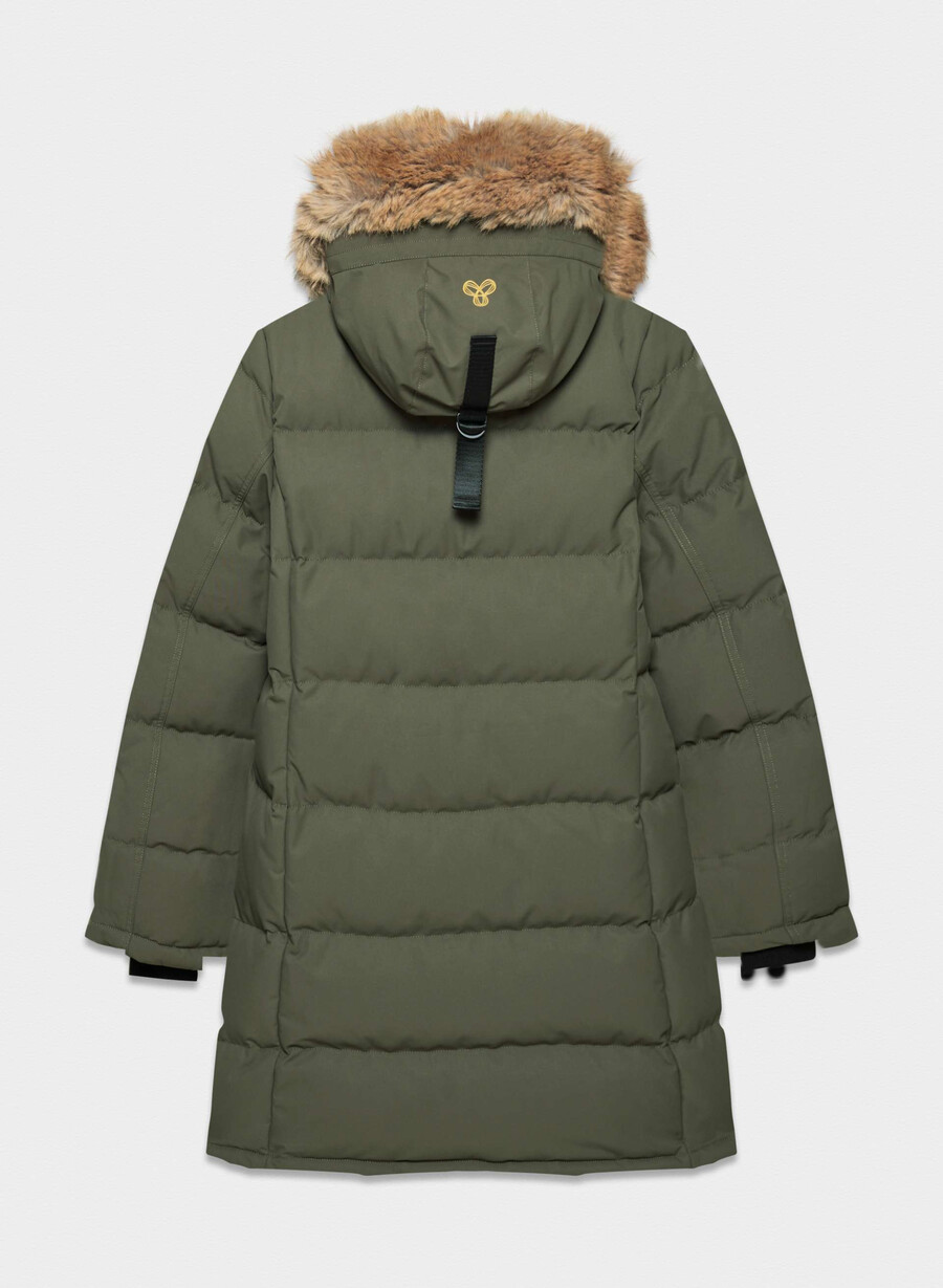 powder parka – coldstop mØrk oliven